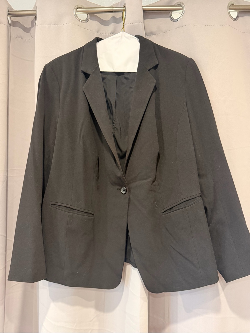 Lane Bryant Black Single-Button Blazer - Size 18